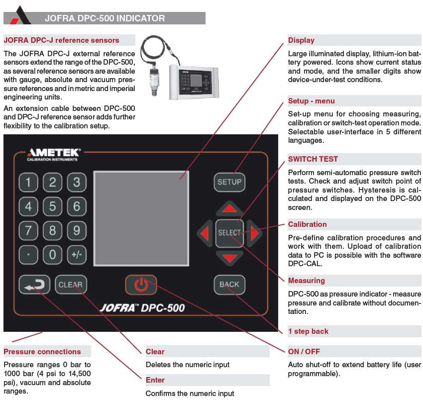 dpc500 display